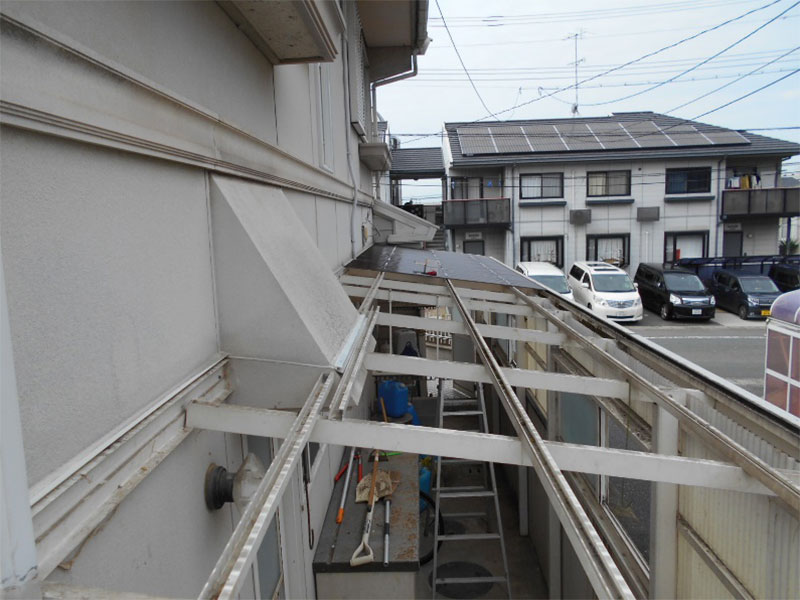 ★ストックヤード波板張替え工事!!