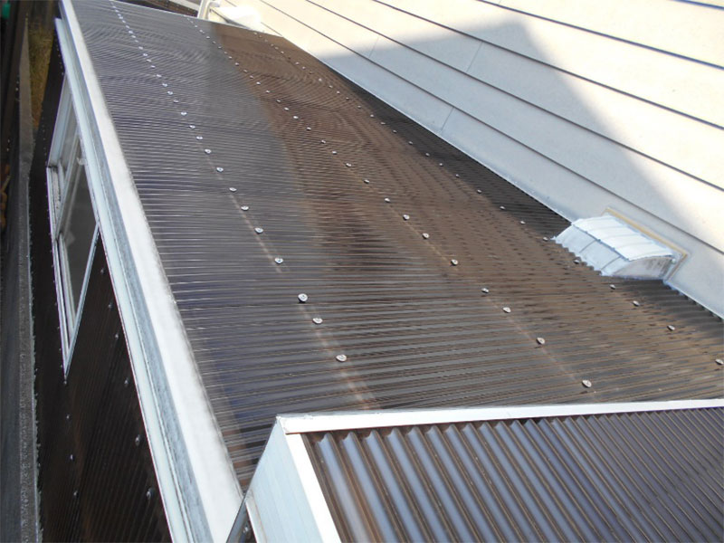 ★ストックヤード波板張替え工事!!