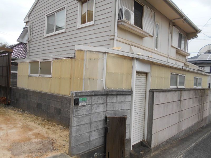 ★ストックヤード波板張替え工事!!