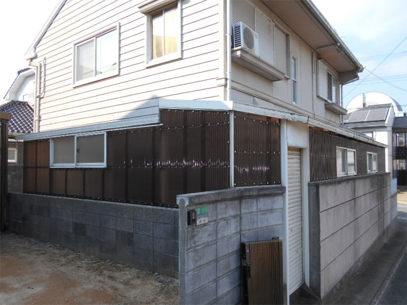 ★ストックヤード波板張替え工事!!