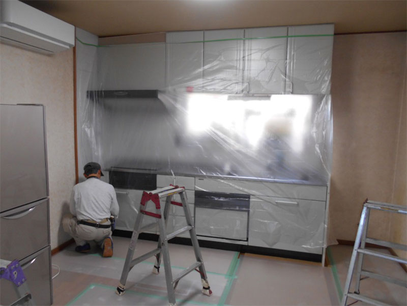 ★台所内装工事!!