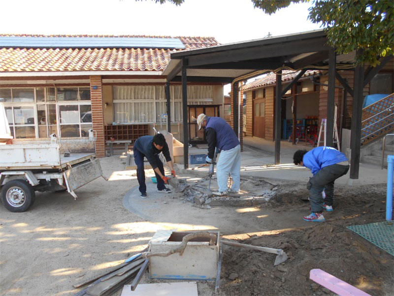 ★市内某大学付属幼稚園・営繕工事!!