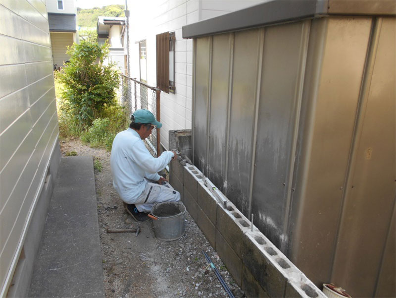 ★ブロック塀改修工事！！