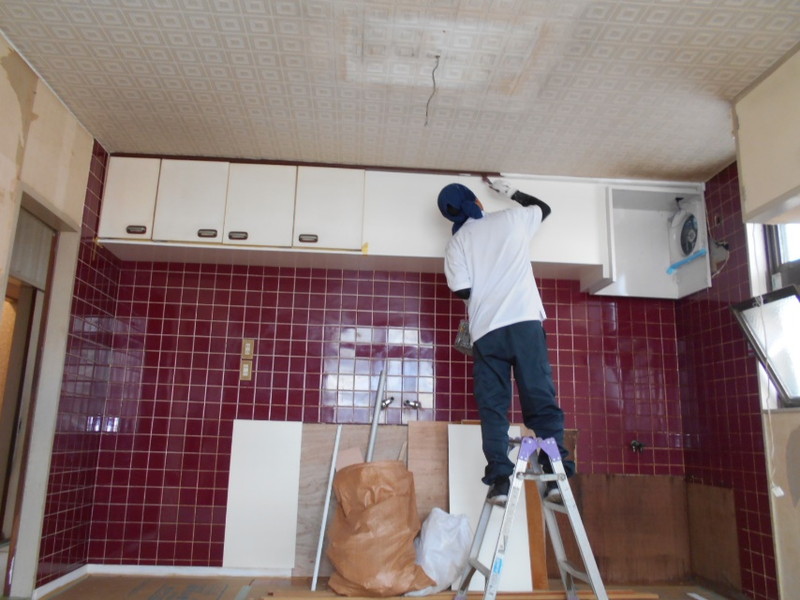 台所改修工事！！
