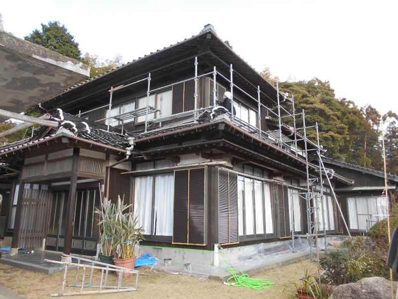 ★外壁(焼杉板)、他塗装工事!!