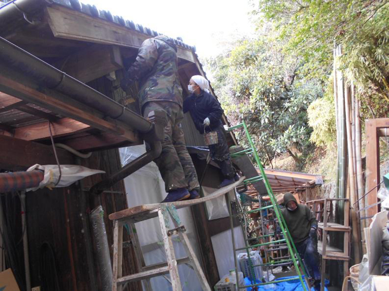 ★外壁(焼杉板)、他塗装工事!!