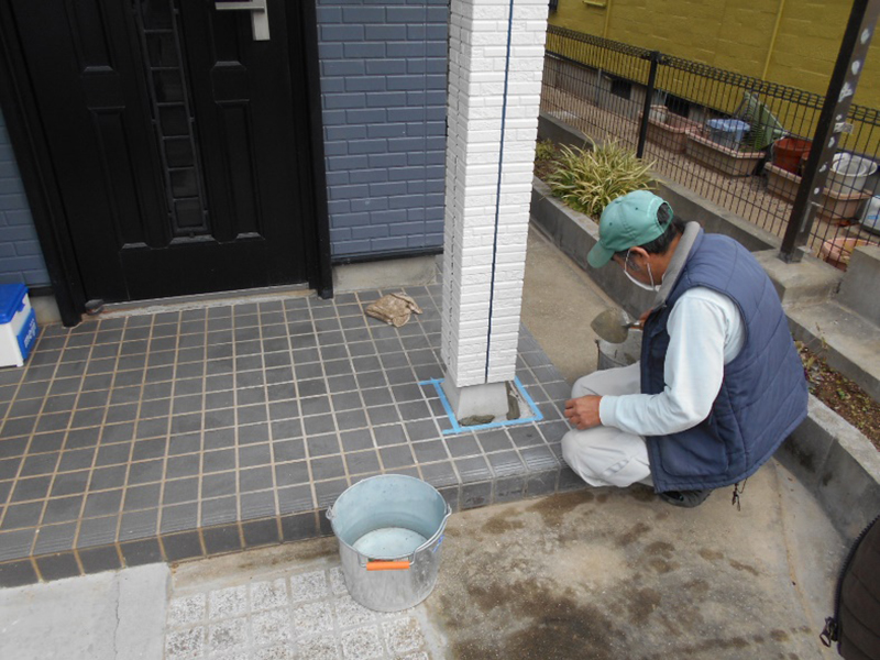 ★玄関ポーチ改修工事！！