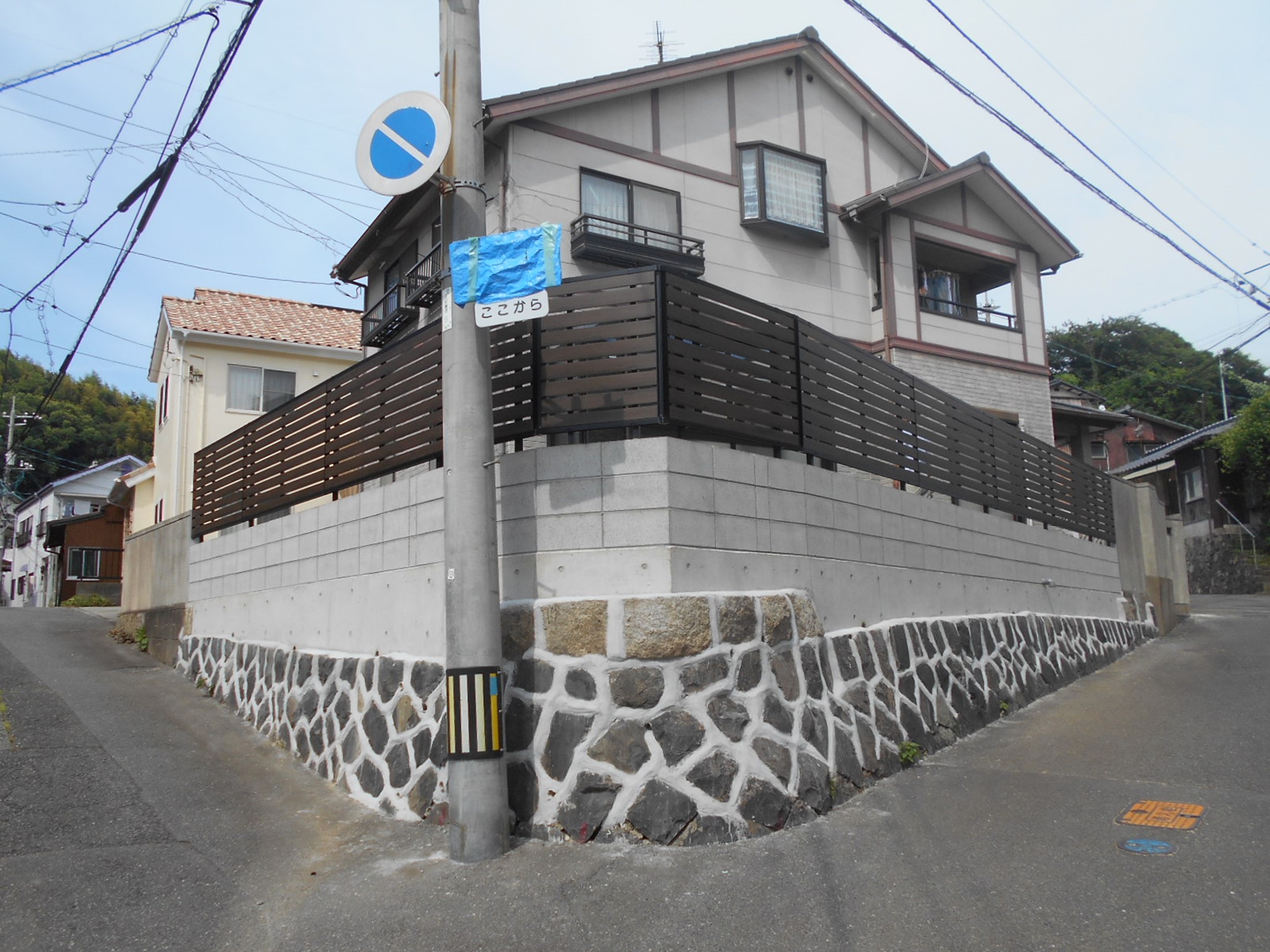 お庭全体の完成を見る！！