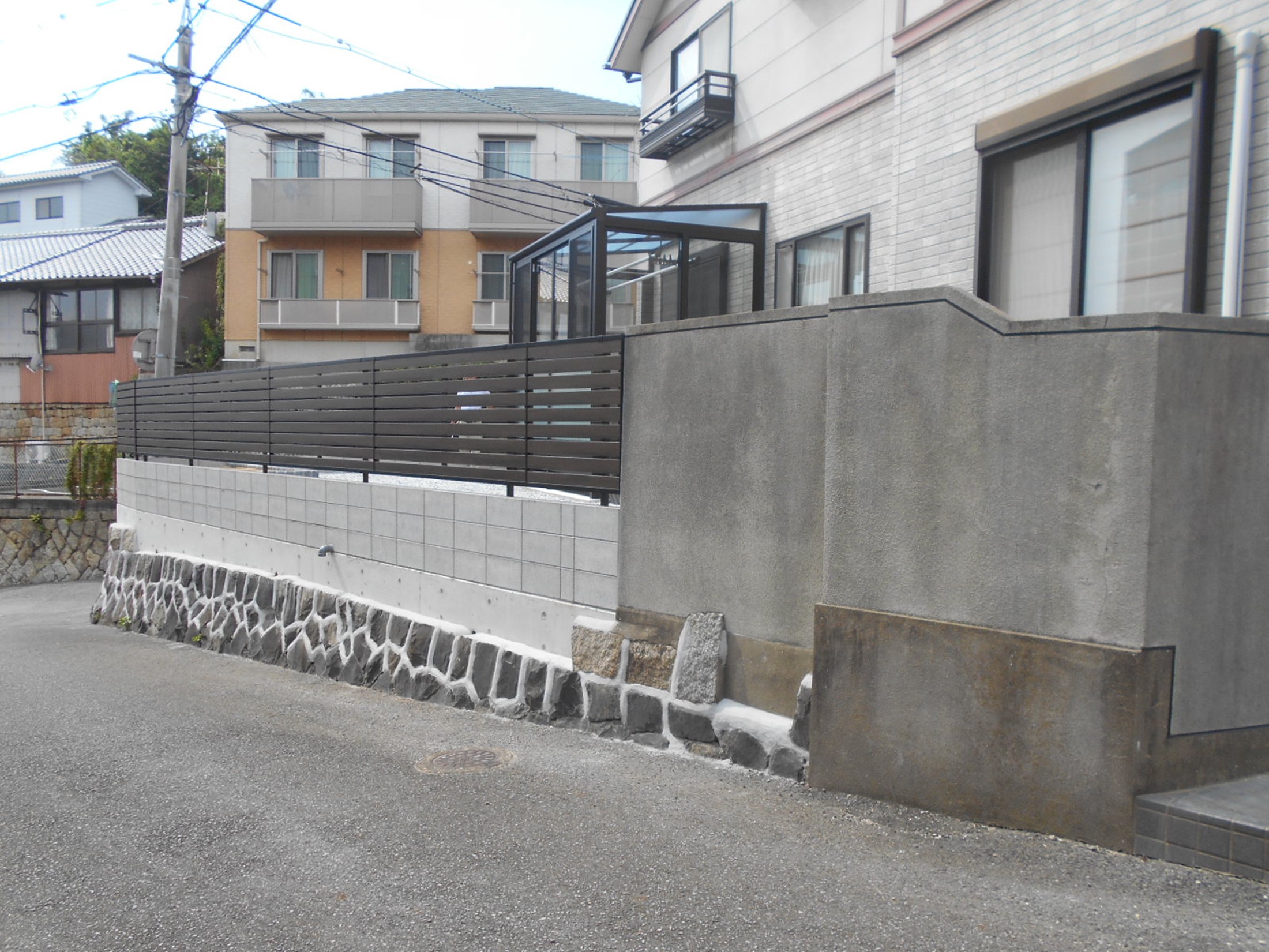 南側の完成を見る！！