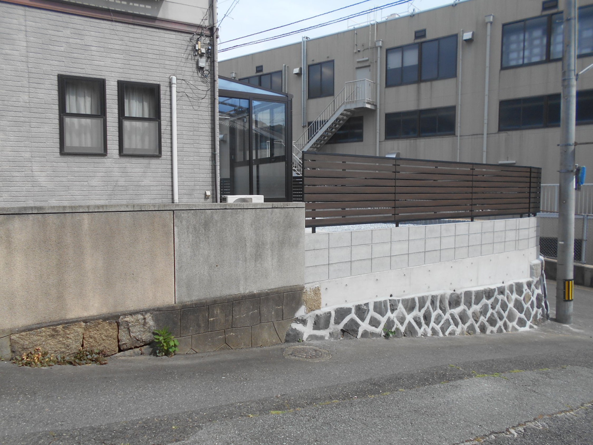 西側の完成を見る！！