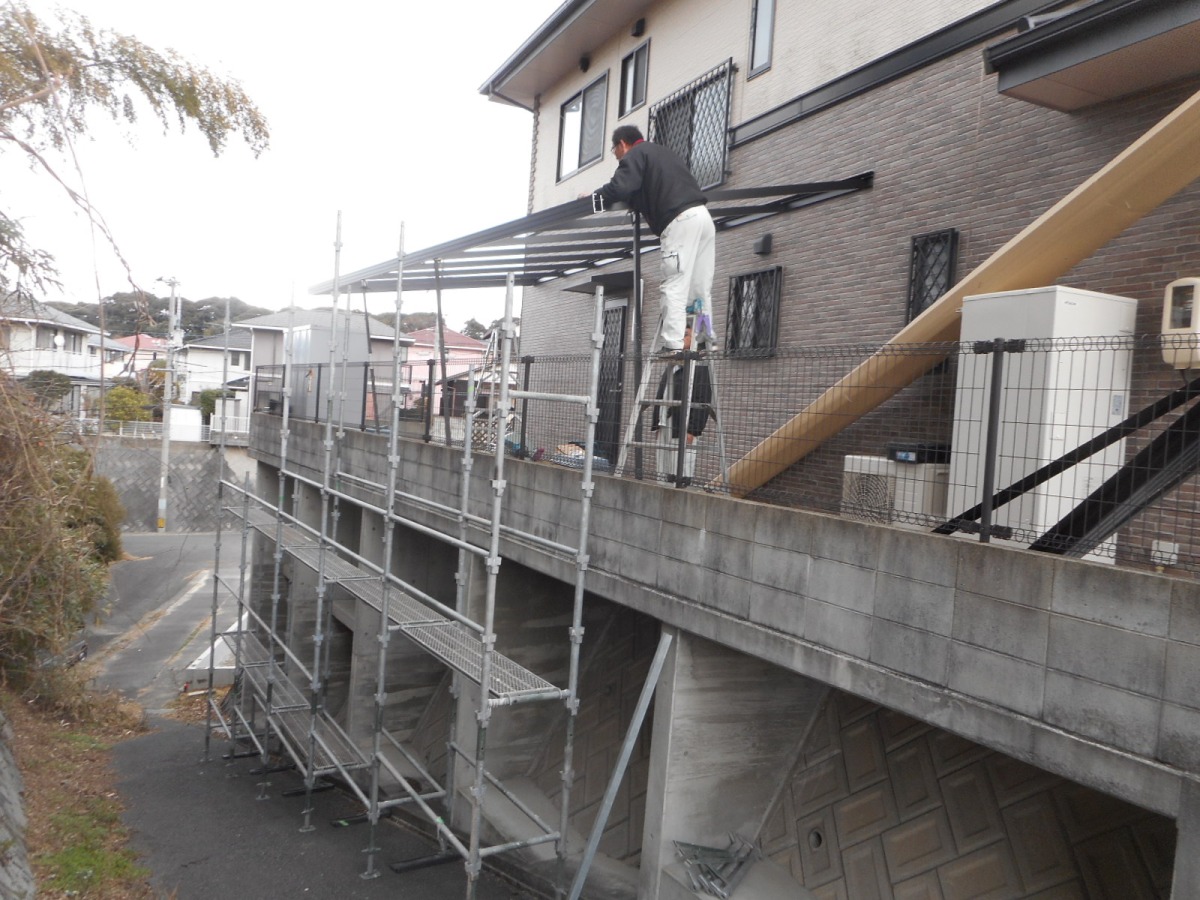 屋根廻りの骨組み